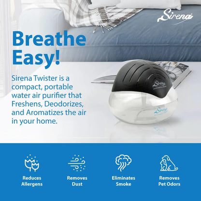 Compact Water Air Purifier & Aroma Diffuser