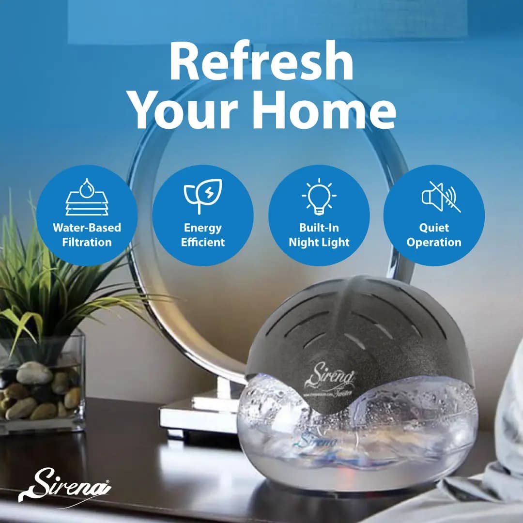 Compact Water Air Purifier & Aroma Diffuser